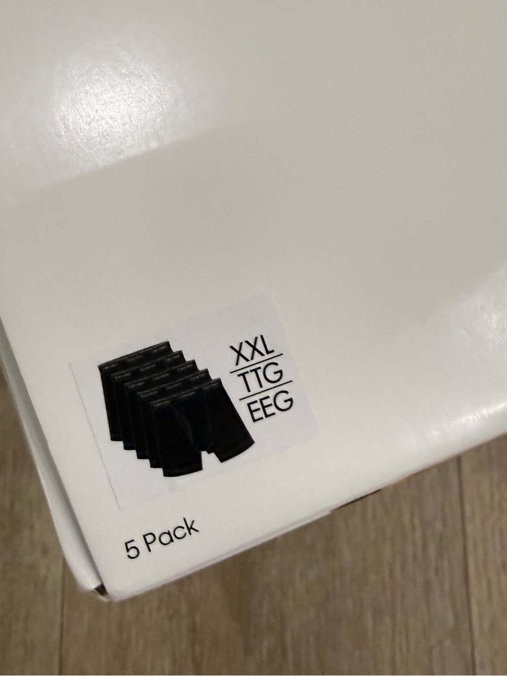 Calvin Klein Men’s Cotton Boxer Briefs - Black & White Pack - Picture 2 of 3